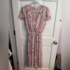 Wayf floral midi dress